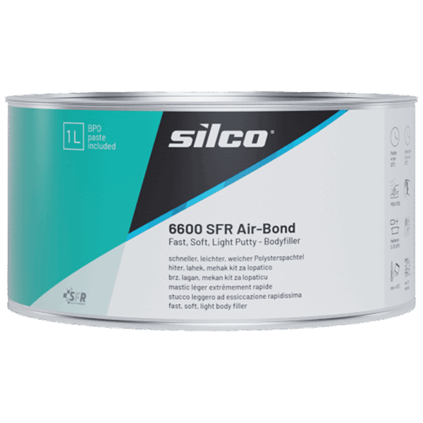 6600 Silco SFR Air Bond Fast Light Soft Putty