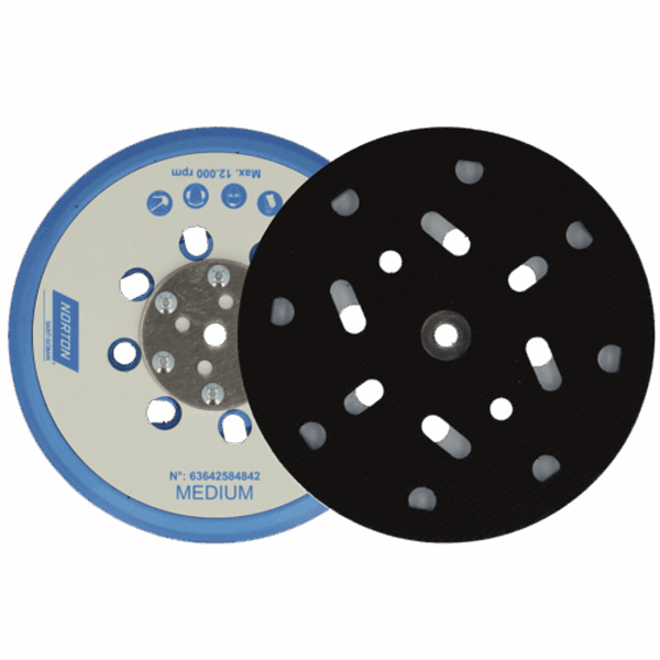 Norton steunpad medium Ø150mm 15G M8/5/16
