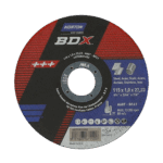 Doorslijpschijf BDX vlak Ø115x1,0x22.2mm Inox T41 25x