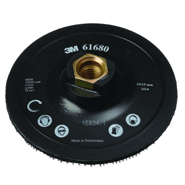 61680 3M Houder T-haak 22mm center pin DH-AC Ø115mmxM14 inw