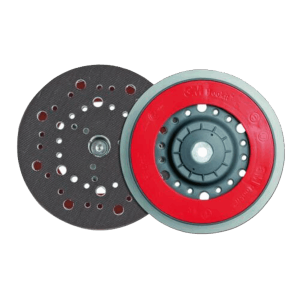 64412 3M Hookit Steunpad standaard M8 15G rood 150mm 861A