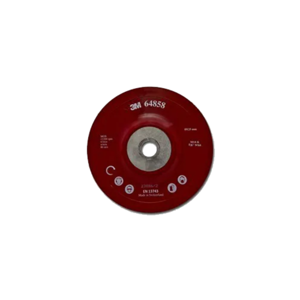 64858 3M Vlakke fibre schijf back-up pad Ø125mm
