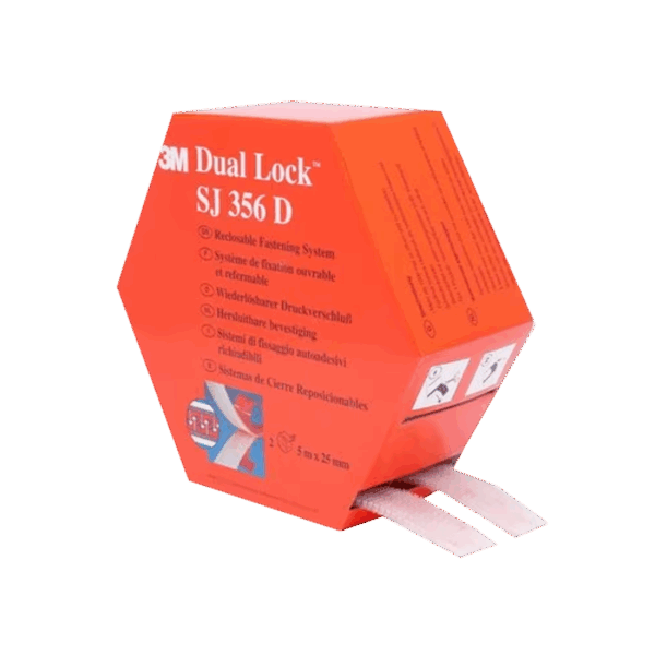 SJ356D 3M Dual lock transparant 25mmx5mtr