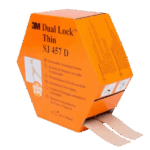 SJ4570D 3M Klittenband transparant 1.7mm (dun) 25mmX5mtr