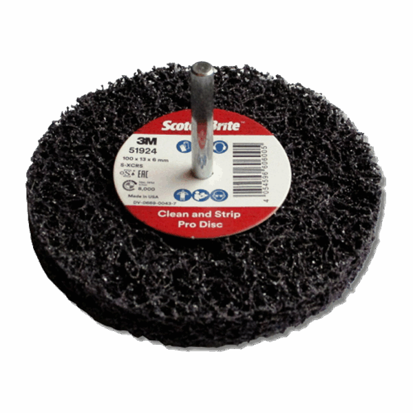 51924 3M clean & strip schijf XT-ZS Pro 100mm paars opspanstift