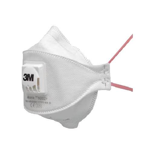 09332+ 3M Stofmasker FFP3 met ventiel 330x