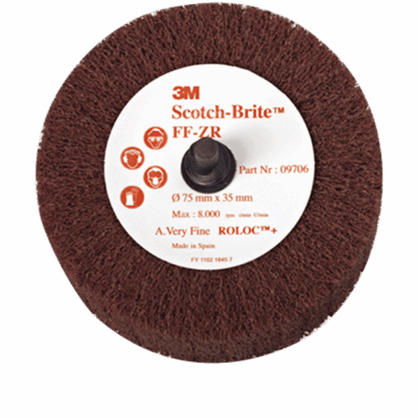 09706 3M scotch FF-ZR Lamellenborstel Ø75x35mm