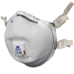 09925 3M Lasrookmasker FFP2 met ventiel 10x