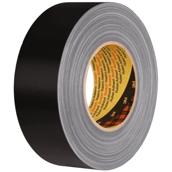 38938B 3M Extra Heavy Duty Duct tape 389 zwart 38mmx50mtr