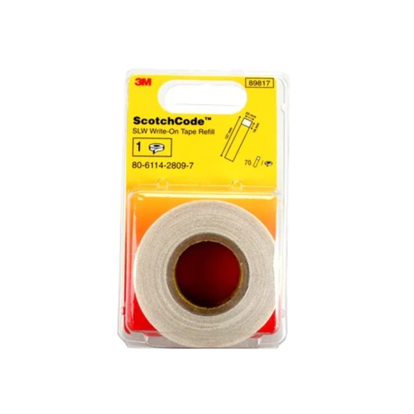 SLW-R beschrijfbare markeringstape 25x127mm 10x navulling