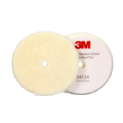 34124 3M Perfect-It Exc wollen compoundpad wit 150mm 6x
