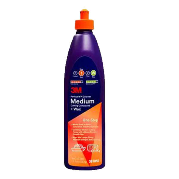 36105E 3M Perfect-it Gelcoat medium cutting compound 473ml