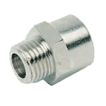 Verloop kort 1/2 buitendraad 1/2 binnendraad