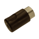 Koppeling ERS06 1/4 binnendraad ISO C zwart