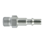 Insteeknippel RBE08 1/4 buitendraad zwart