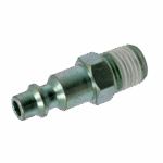 Insteeknippel IRP06 3/8 buitendraad ISO B blauw