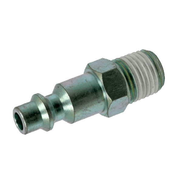 Insteeknippel IRP06 3/8 buitendraad ISO B blauw