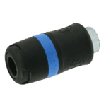 Koppeling ISG08 3/8 binnendraad ISO B rand blauw