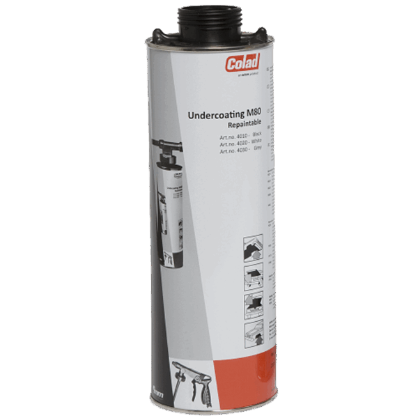 Colad Undercoating M-80 zwart 1ltr (overspuitbaar)