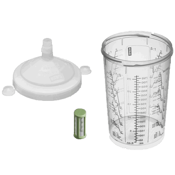 Sata RPS mengbeker 900ml insteekzeef 200mu 40x