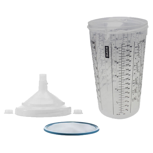 Sata RPS mengbeker 900ml platte zeef 125mu 50x