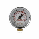 SATA Manometer 0-10 bar 50mm Drukvat 10 ltr