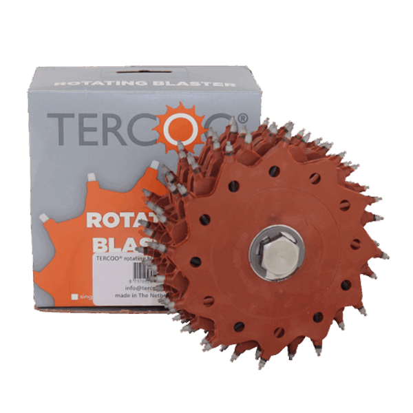 TERCOO roterende straler, Multi (set van 8 schijven)