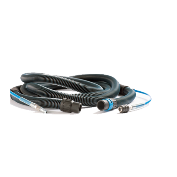 Combi stofafzuigslang pneu zwart 5mtr ø29mm antistatisch