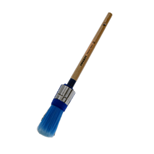 Anza Titanium Aqua synth. kwast rond touwwoeling